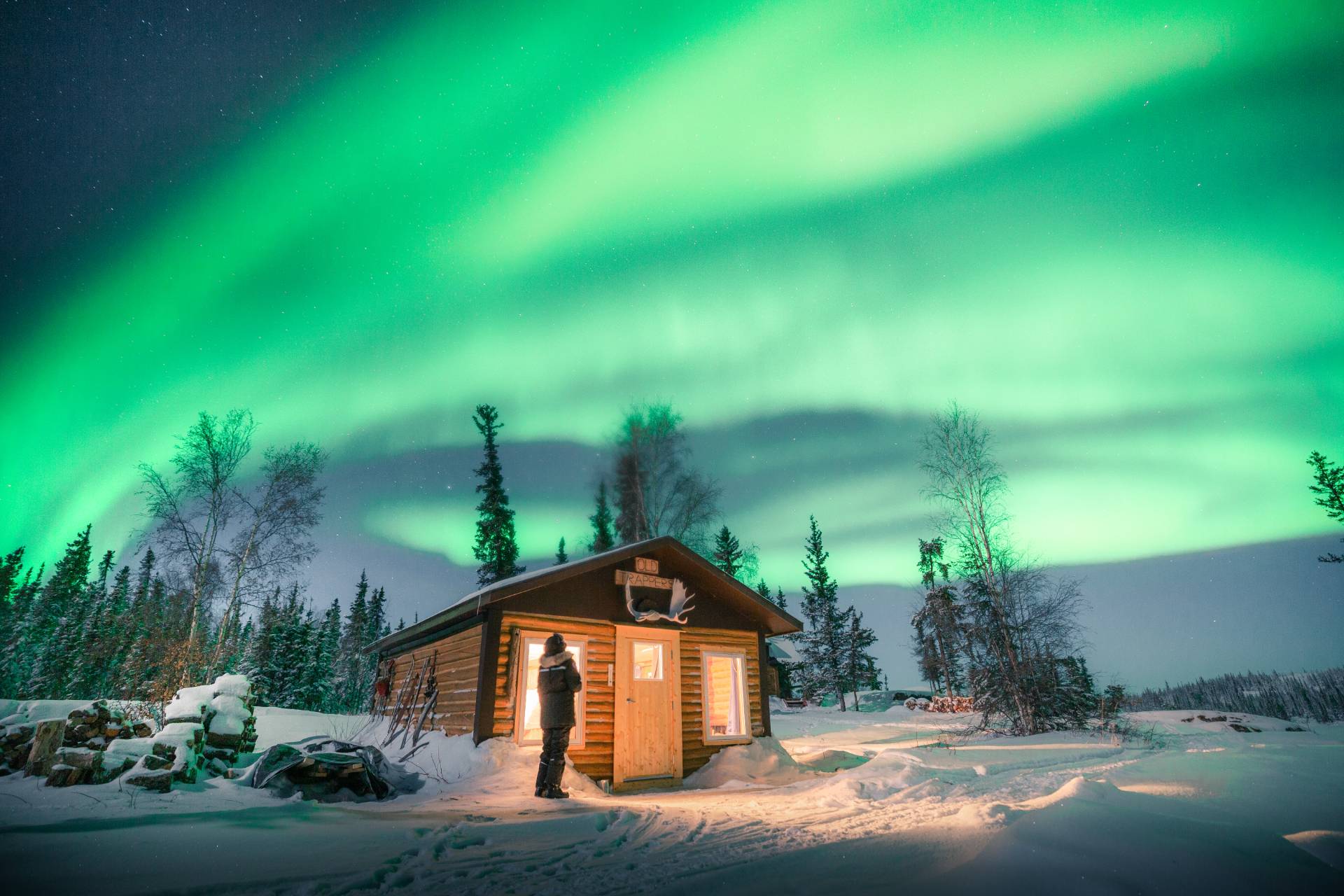 image of the northern lights